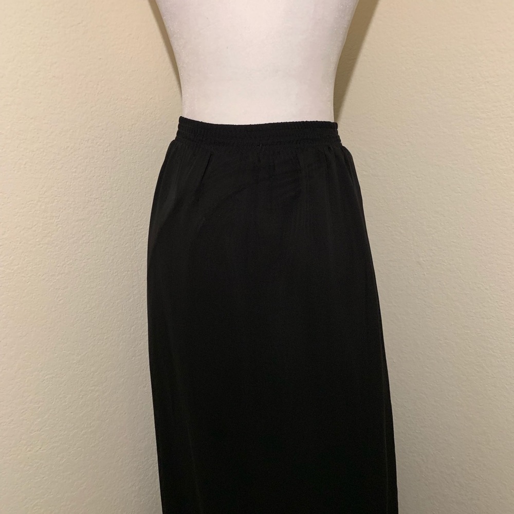 Long black skirt